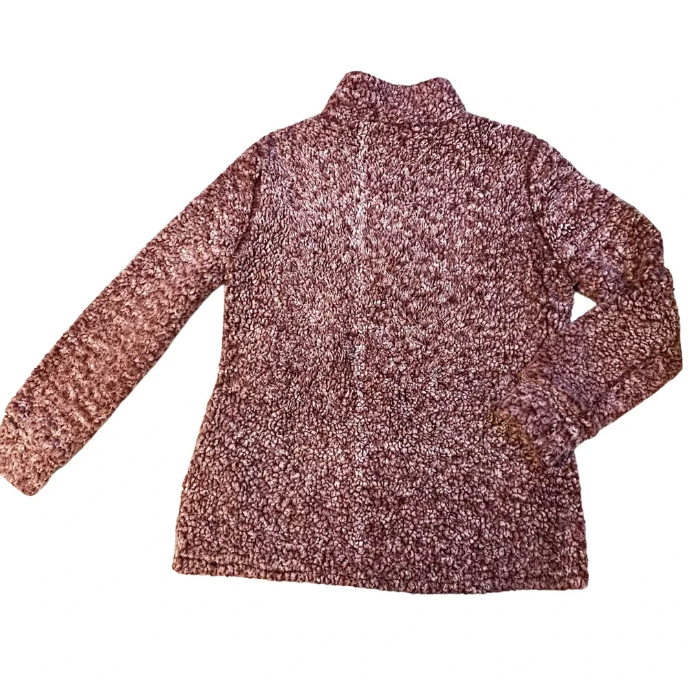 Weatherproof Vintage Mauve 1/4 Zip Fleece Womens Size M
